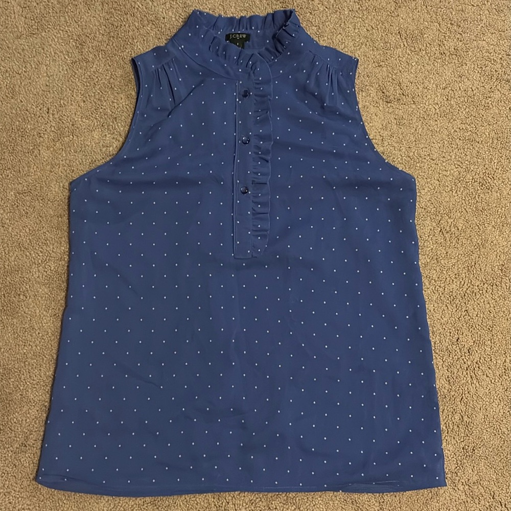 Jcrew factory mock neck work top size 6